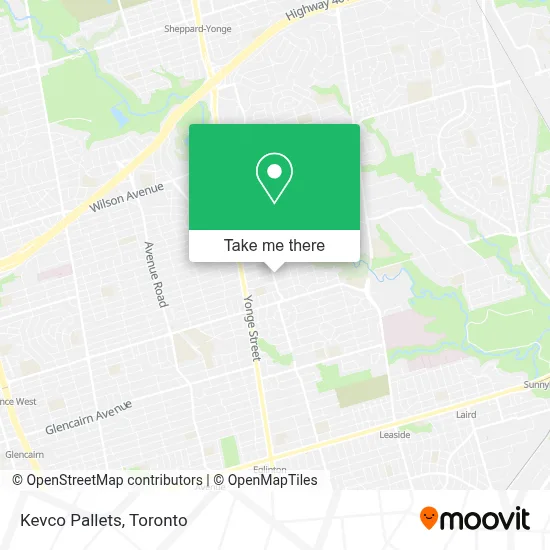 Kevco Pallets map