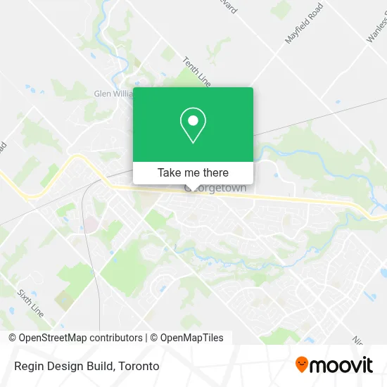 Regin Design Build map