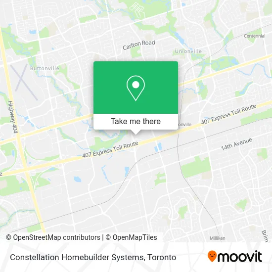 Constellation Homebuilder Systems map