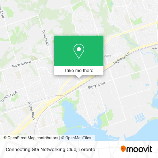 Connecting Gta Networking Club map