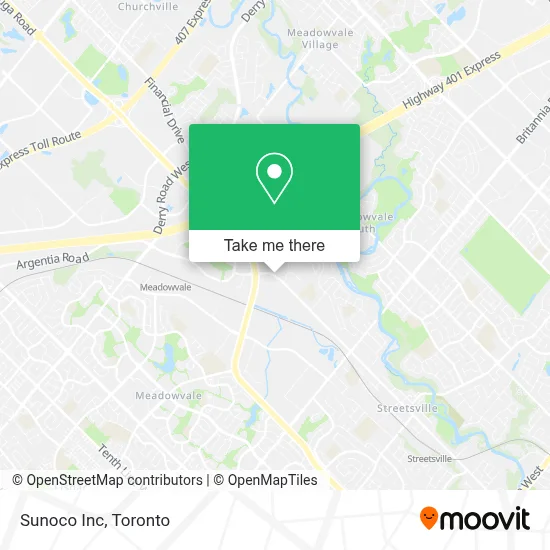 Sunoco Inc map