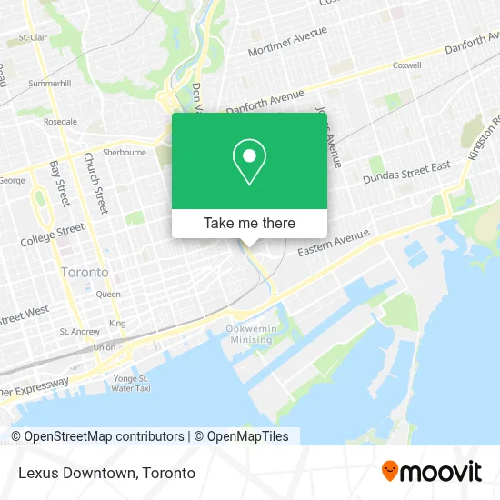 Lexus Downtown map