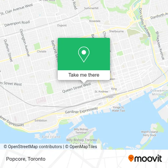Popcore map