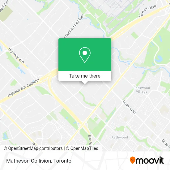 Matheson Collision map