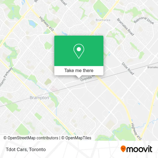 Tdot Cars map