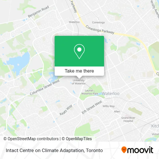 Intact Centre on Climate Adaptation map
