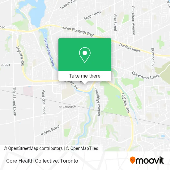 Core Health Collective map