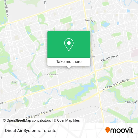Direct Air Systems map