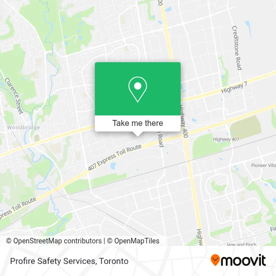 Profire Safety Services map