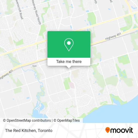 The Red Kitchen map