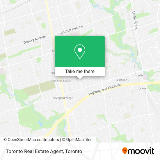 Toronto Real Estate Agent map