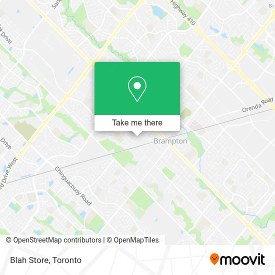 Blah Store map