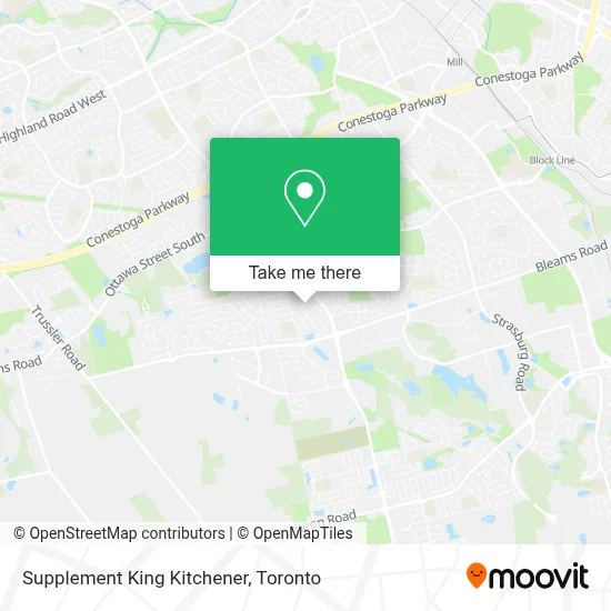 Supplement King Kitchener map