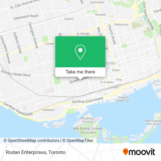 Rodan Enterprises map