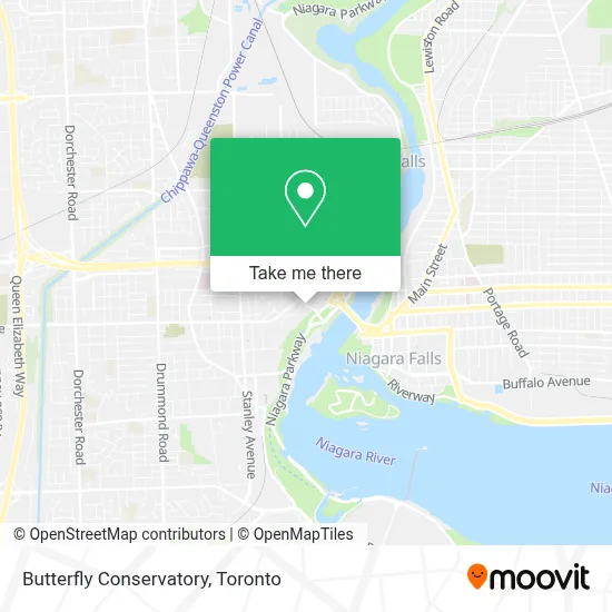 Butterfly Conservatory map