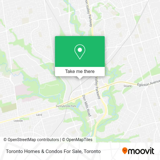 Toronto Homes & Condos For Sale map