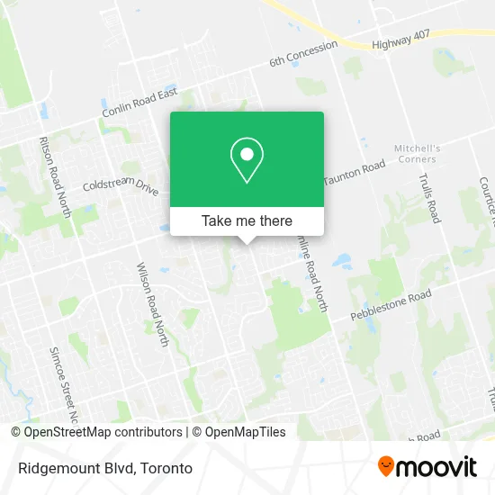 Ridgemount Blvd plan