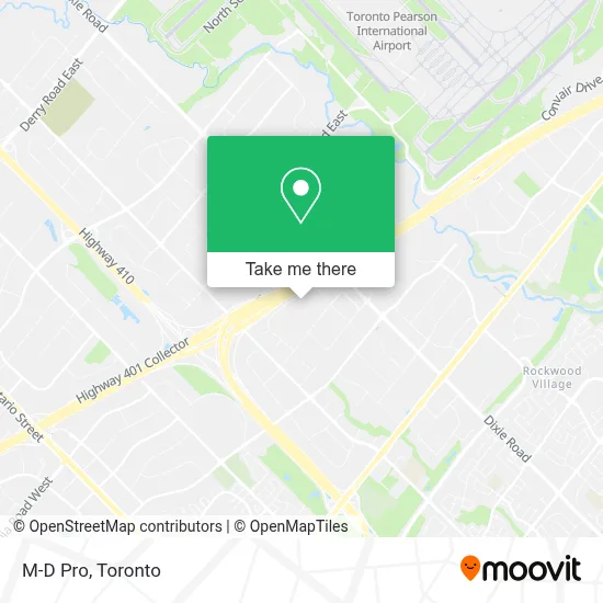 M-D Pro map