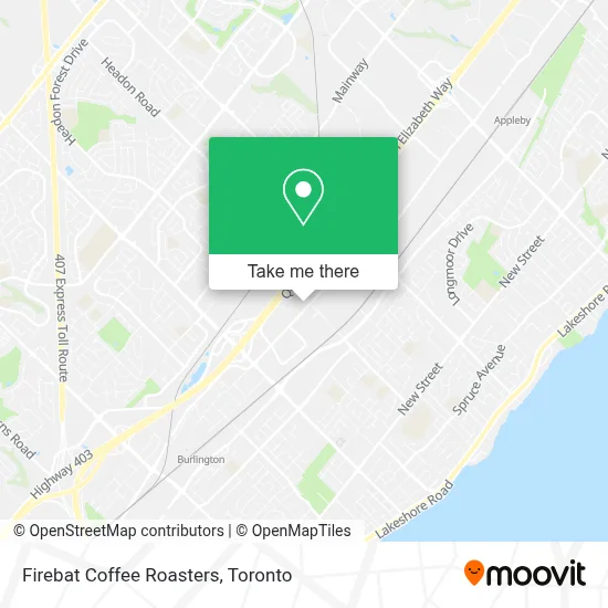 Firebat Coffee Roasters map