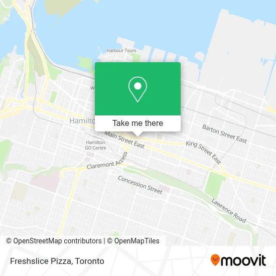 Freshslice Pizza map