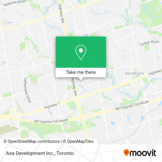 Asa Development Inc. map