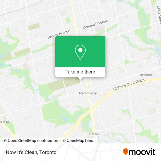 Now It's Clean map