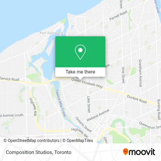 Composition Studios map
