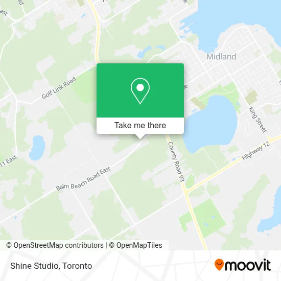 Shine Studio map