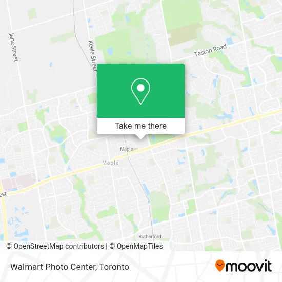 Walmart Photo Center map