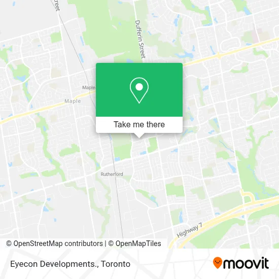 Eyecon Developments. map