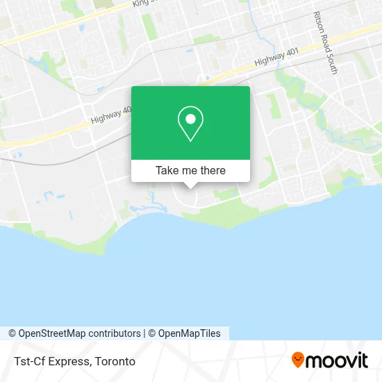 Tst-Cf Express map