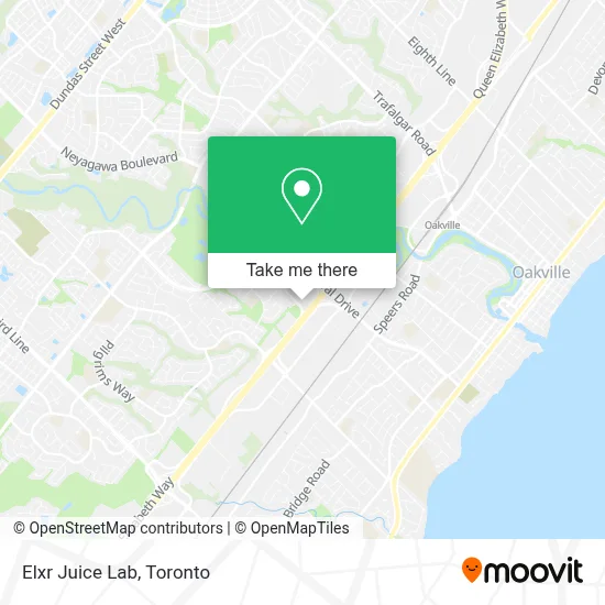 Elxr Juice Lab map