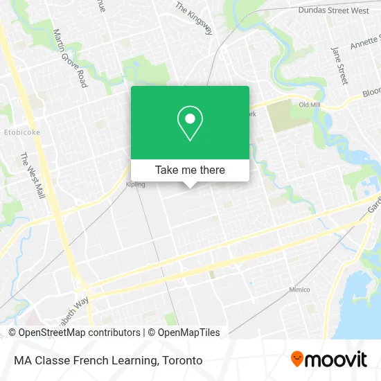 MA Classe French Learning map