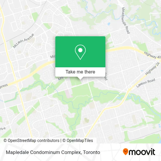 Mapledale Condominum Complex map