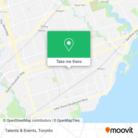 Talents & Events map