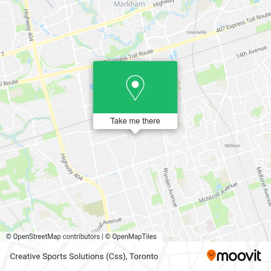 Creative Sports Solutions (Css) map
