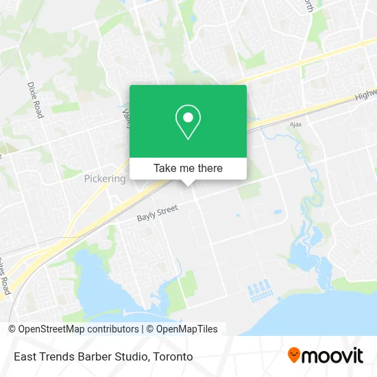 East Trends Barber Studio map