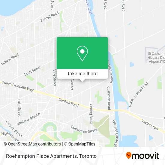 Roehampton Place Apartments map