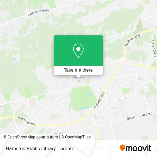 Hamilton Public Library map