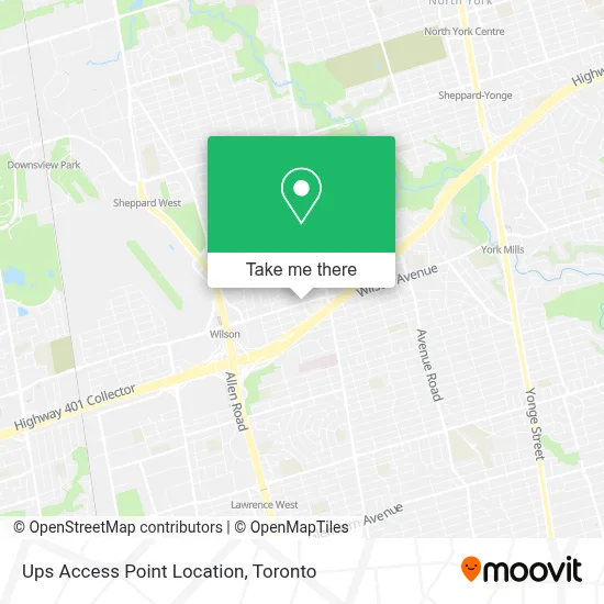 Ups Access Point Location plan