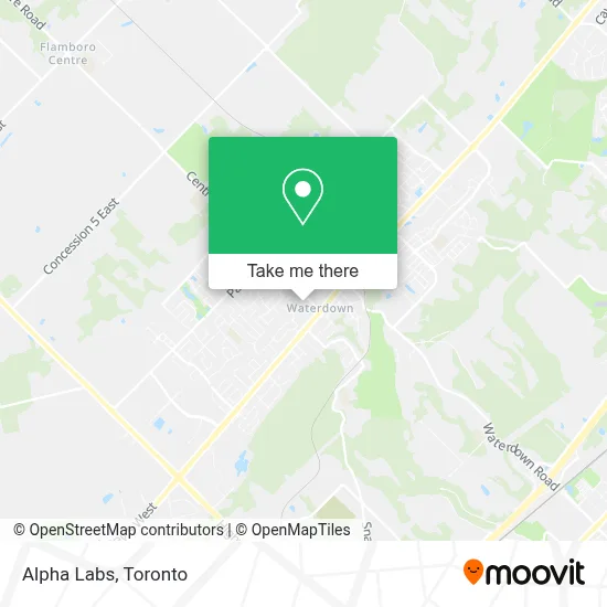 Alpha Labs map