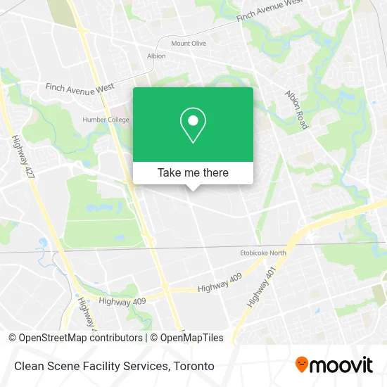 Clean Scene Facility Services map