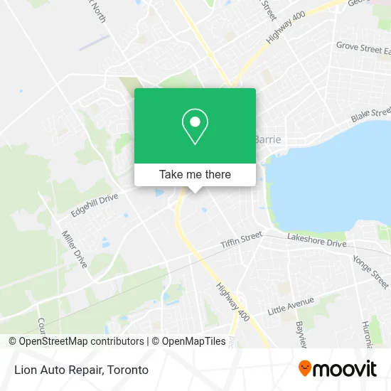 Lion Auto Repair map