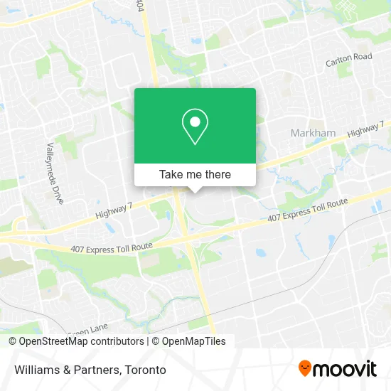 Williams & Partners map