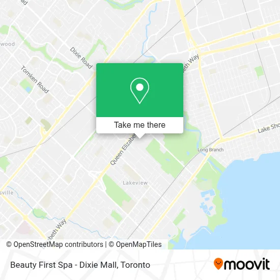 Beauty First Spa - Dixie Mall map