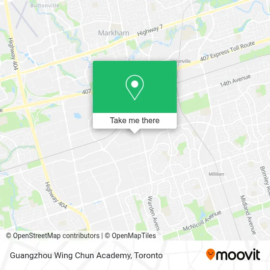 Guangzhou Wing Chun Academy map