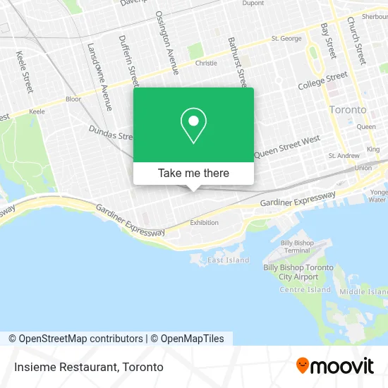 Insieme Restaurant map
