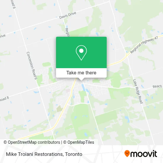 Mike Troiani Restorations map