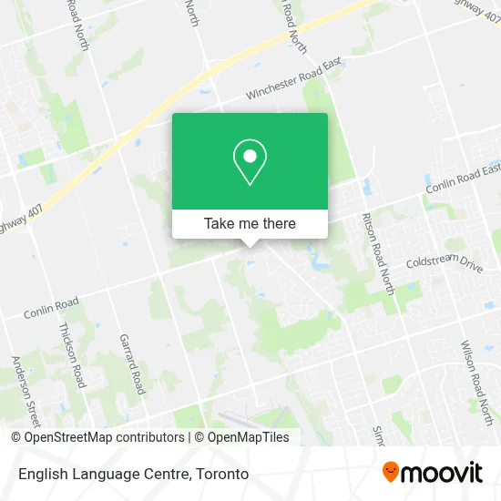 English Language Centre map