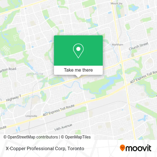X-Copper Professional Corp map